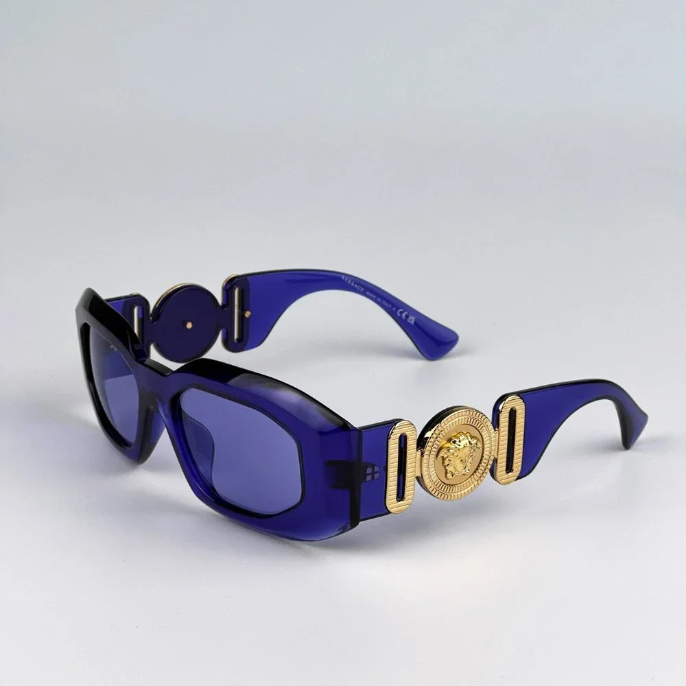 Versace VE4425U MAXI MEDUSA BIGGIE 54191A Sunglasses Purple Transparent Unisex